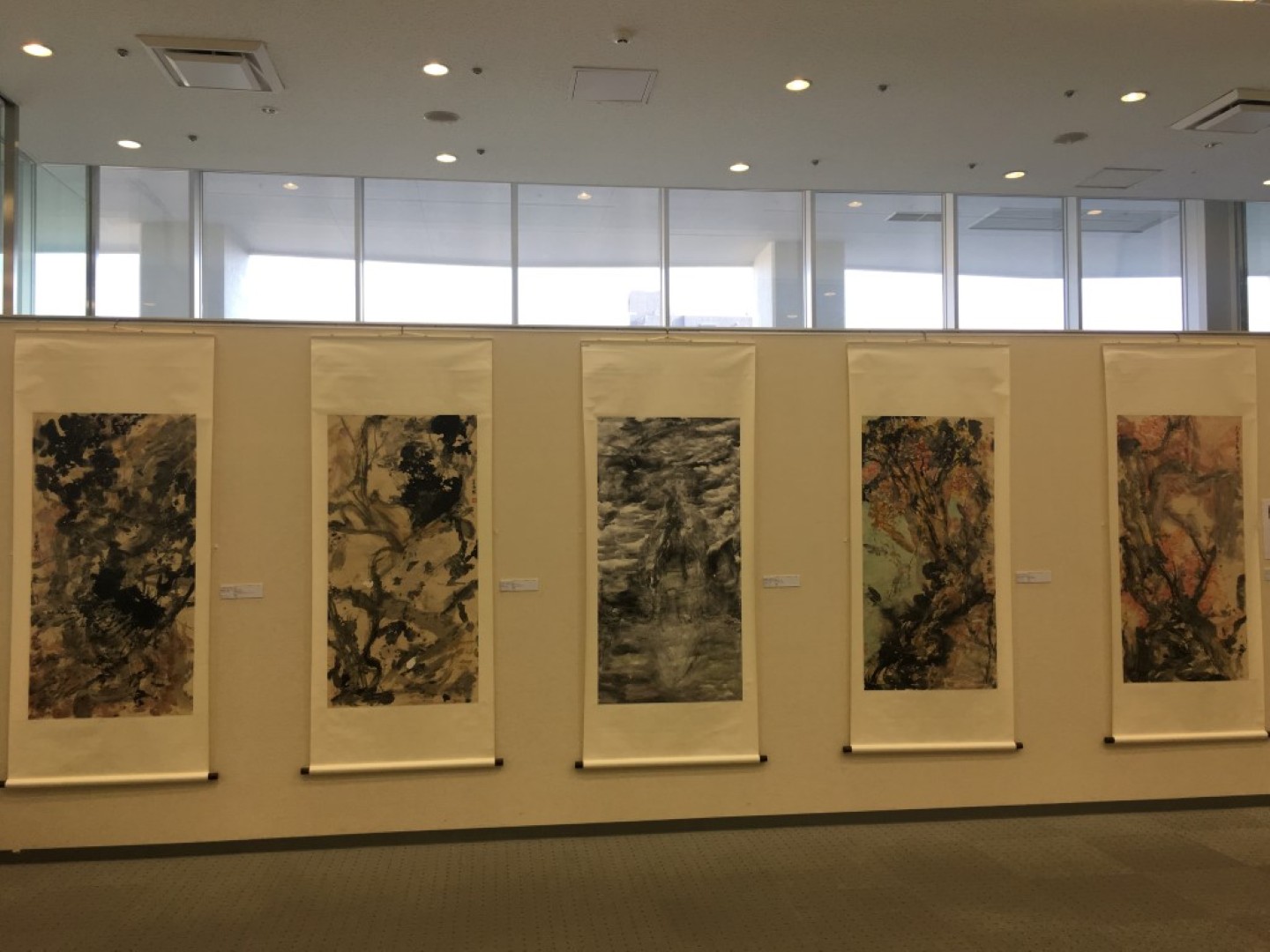 A007 台灣創造藝術展-女性藝術家展 開幕現場,夏雨墨老師的參展作品