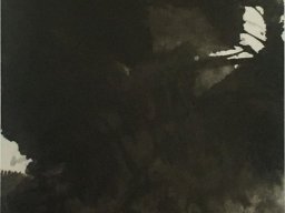 S067 夏雨墨---荷塘墨趣 138x34cm 2002
